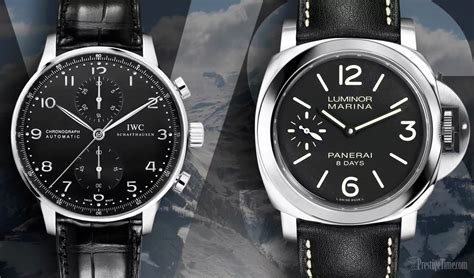 panerai vs iwc pilot|Panerai vs IWC Watch Brand Overview and Comparison.